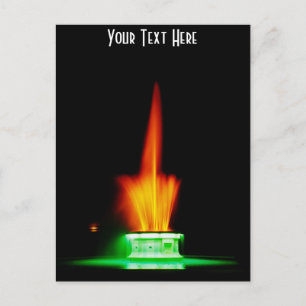 Customisable Napier NZ fountain Postcard