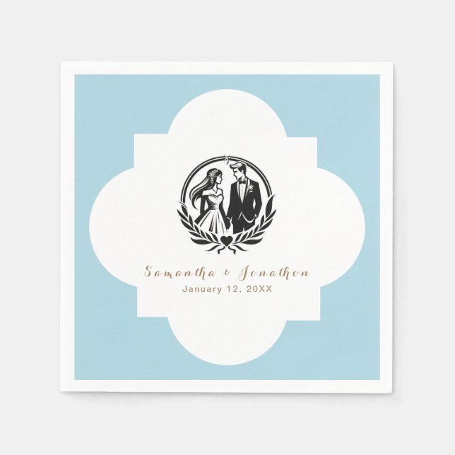 Customisable Napkins - Add Your Text or Design (Front)