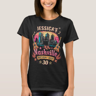Customisable Nashville Birthday T-Shirt