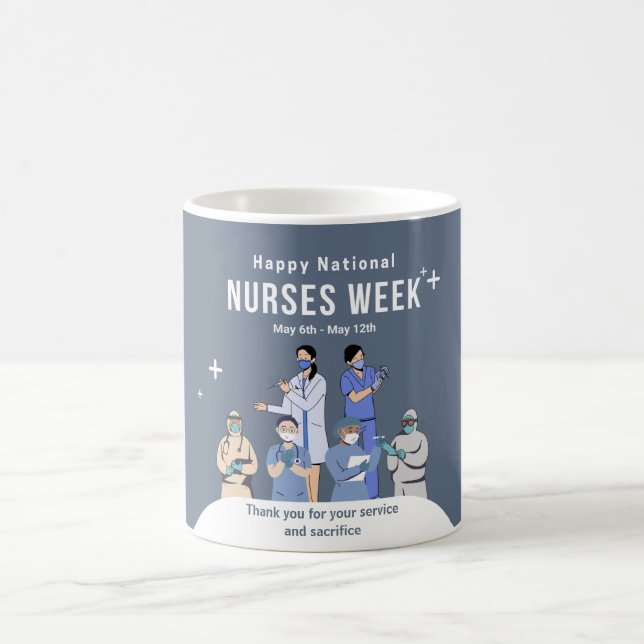 Customisable National Nurses Week Coffee Mug (Center)