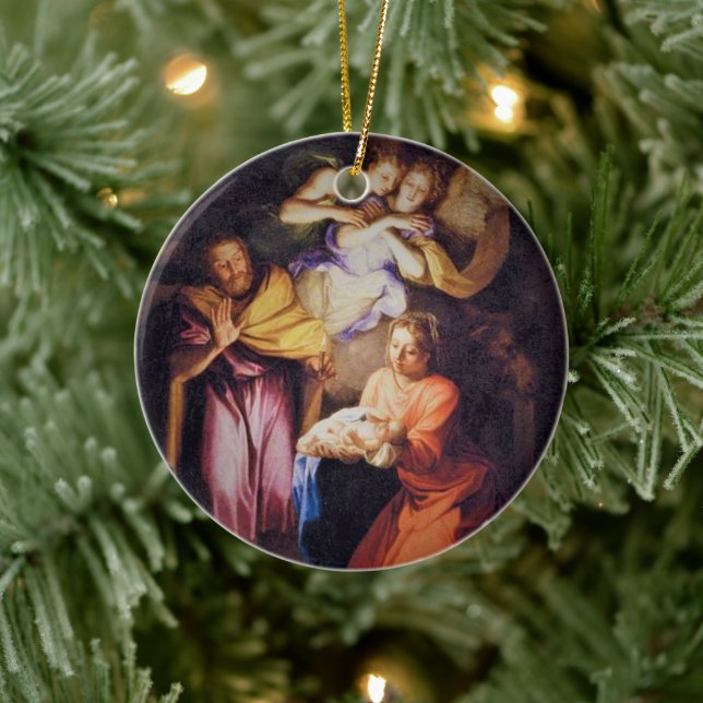 Customisable Nativity Ceramic Ornament (Tree)