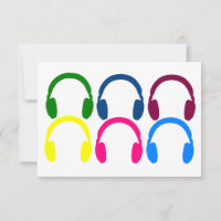 Customisable Neon Rainbow Headphones