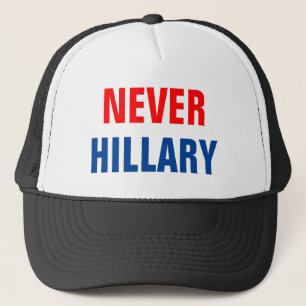 Customisable NEVER HILLARY For President 2016 Trucker Hat