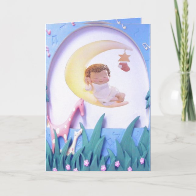 Customisable New Baby  Announcement (Front)