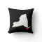 Customisable New York State Love Reversible Pillow