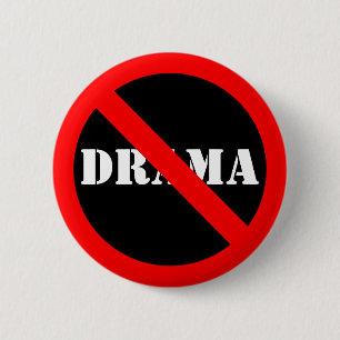 Customisable "No" Symbol 6 Cm Round Badge