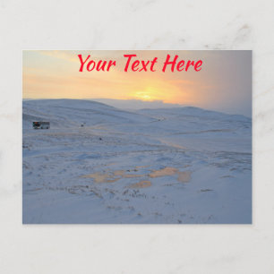 Customisable Norway winter Postcard
