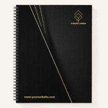 Customisable Notebook - Add Your Logo and Website
