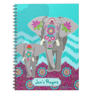 Customisable Notebook - Elephant Festival