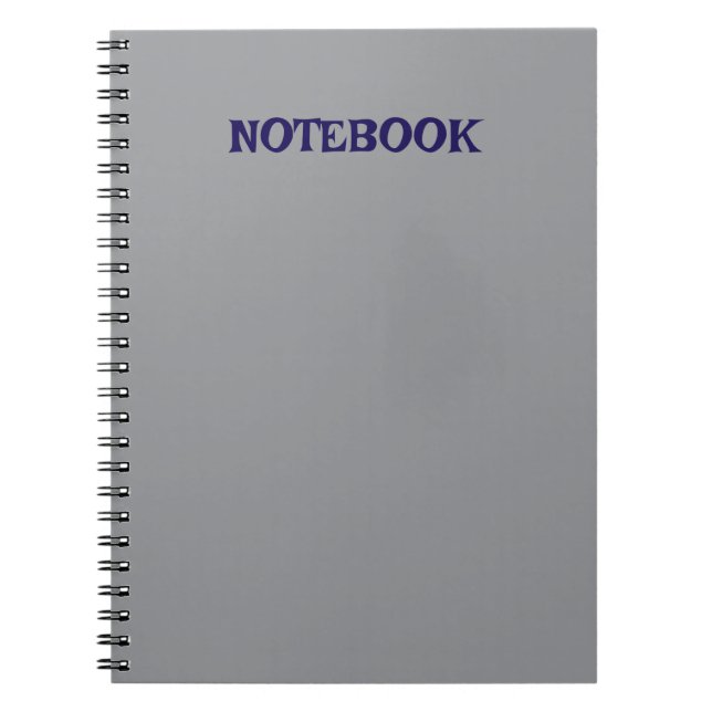 Customisable Notebook | Stylish and Functional (Front)