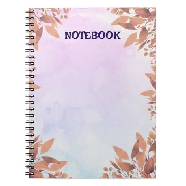 Customisable Notebook | Stylish and Functional (Front)