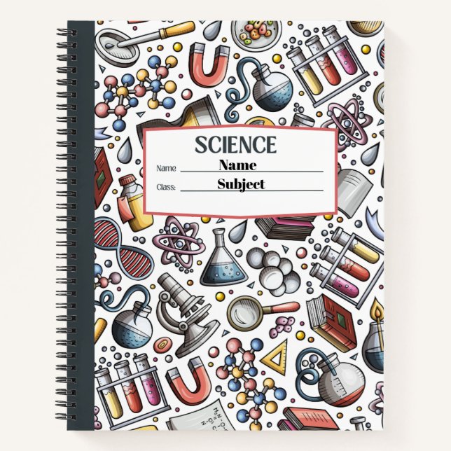 Customisable Notebooks Science (Front)