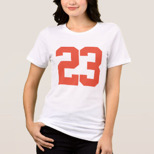 Customisable Number 23 Soccer Jersey, Soccer mum Tri-Blend Shirt