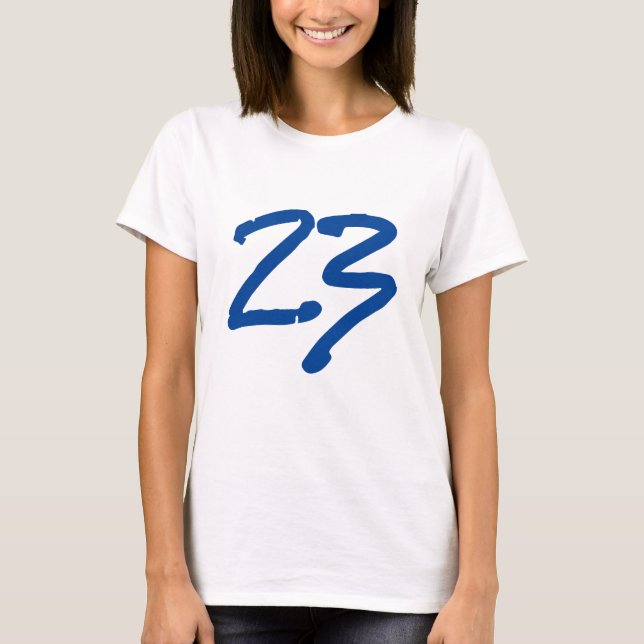 Customisable Number 23 T-shirt Design (Front)