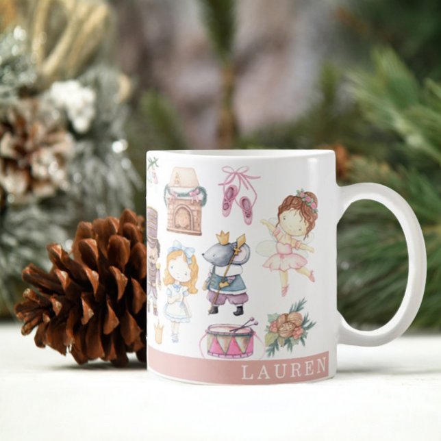 Customisable Nutcracker Ballet Christmas Mug (Creator Uploaded)