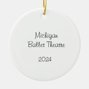 Customisable Nutcracker  Mum/Snow/Flowers/Marzi Ceramic Ornament