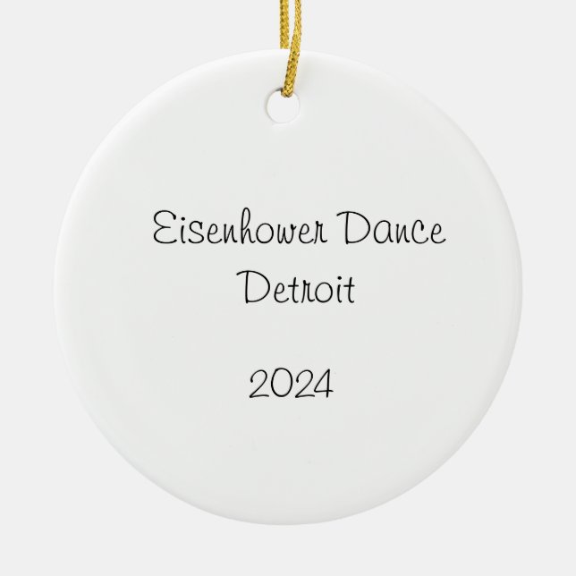 Customisable Nutcracker  Mum/Snow/Flowers/Marzi Ceramic Ornament (Front)