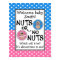 Customisable Nuts or No Nuts gender reveal poster