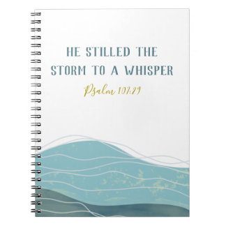 Customisable | Ocean Bible Verse Notebook