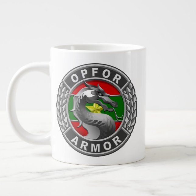 Customisable OPFOR Armour Large Coffee Mug (Left)