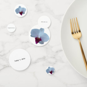 Customisable Orchid Table Confetti