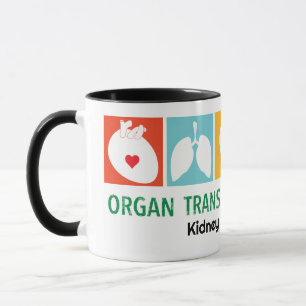 Customisable Organ Transplant Mug 