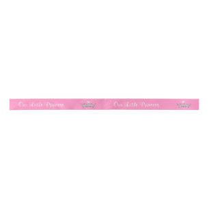 Customisable Our Little Princess Ribbon Your COLOR Satin Ribbon