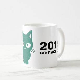 Customisable Packers Cat Mug