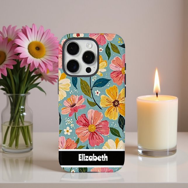 Customisable Painted Floral Phone Cover (Creator Uploaded)