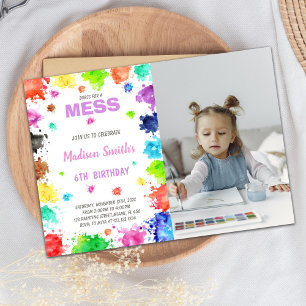 Customisable Painting Invite