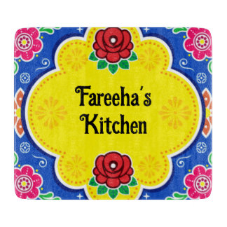 Customisable Pakistan Truck Art Glass Cutting Boar Board