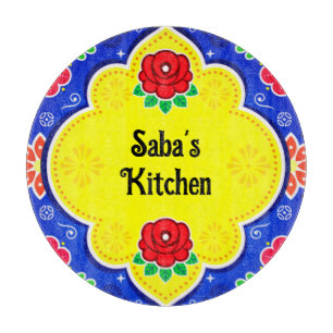 Customisable Pakistan Truck Art Glass Cutting Boar Board