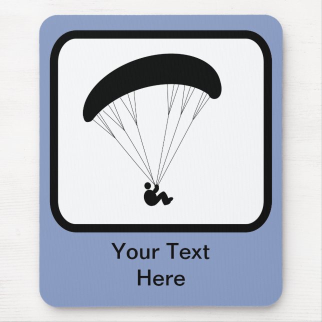 Customisable Paraglider Logo Mouse Pad (Front)