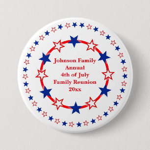 Customisable Patriotic Party Essentials 7.5 Cm Round Badge