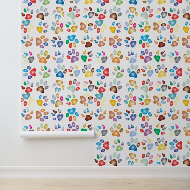 Customisable Peel And Stick Animal Print  Wallpaper (Application)