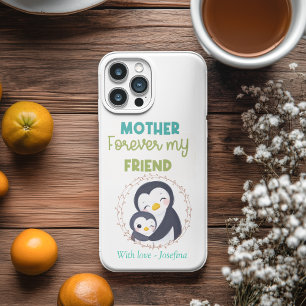 Customisable Penguin Perfect Mother’s Day Gift iPhone 15 Pro Case