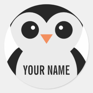 Customisable penguin stickers