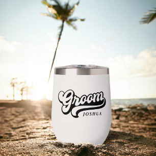 Customisable personal Bride and Groom Water Bottle