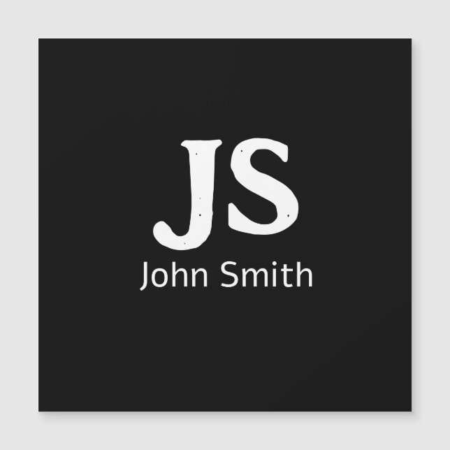 Customisable personal initials (Front)