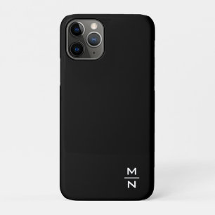 Customisable personal monogram iPhone 11 pro case