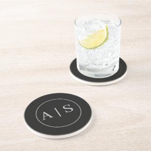 Customisable personal name coaster