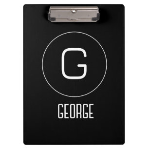 Customisable personal name logo  clipboard