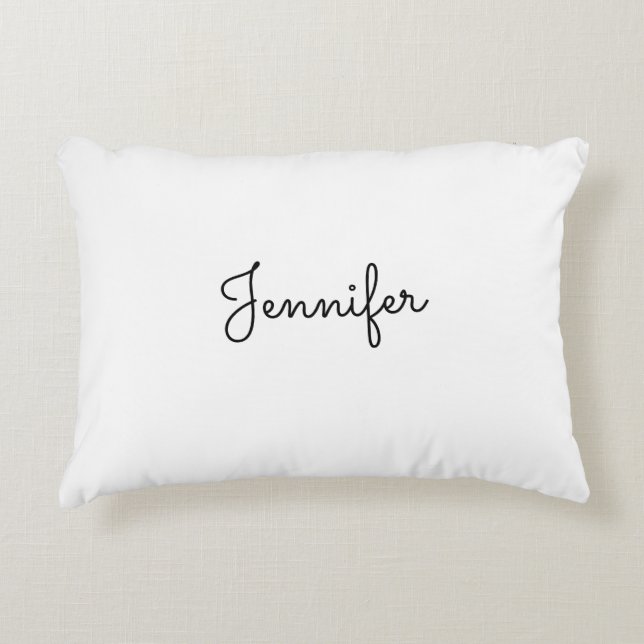 Customisable personal name, Personal name Decorative Cushion (Front)