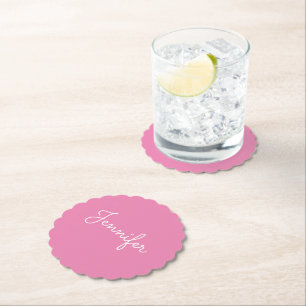 Customisable personal name, Personal name Paper Coaster