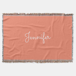Customisable personal name, Personal name Throw Blanket