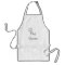 Customisable personalise apron with chef hat