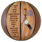 Customisable Personalised Basketball PHOTO, TEXT