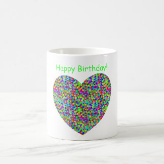 Customisable Personalised Confetti Heart Mug