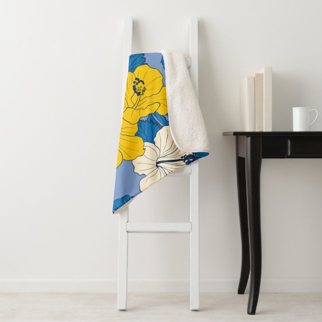 Customisable, Personalised, Custom Gift, Gift Idea Sherpa Blanket (In Situ)