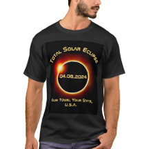 Customisable Personalised TOTAL SOLAR ECLIPSE